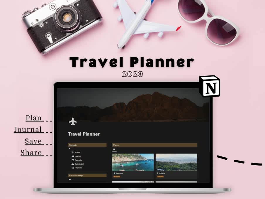 Travel Planner | Prototion | Buy Notion Template