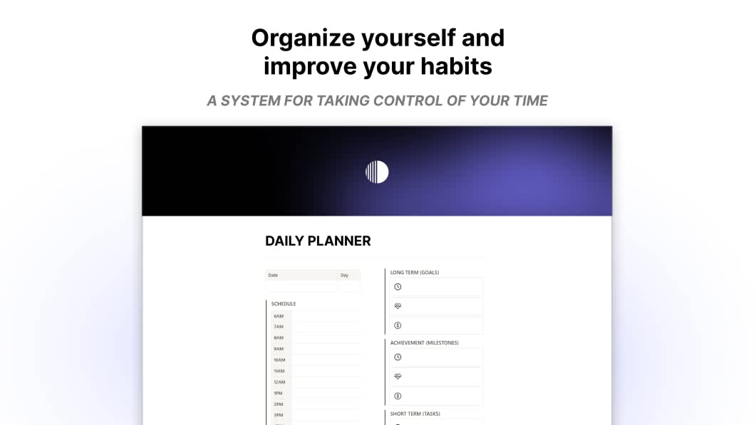 Notion Daily Planner