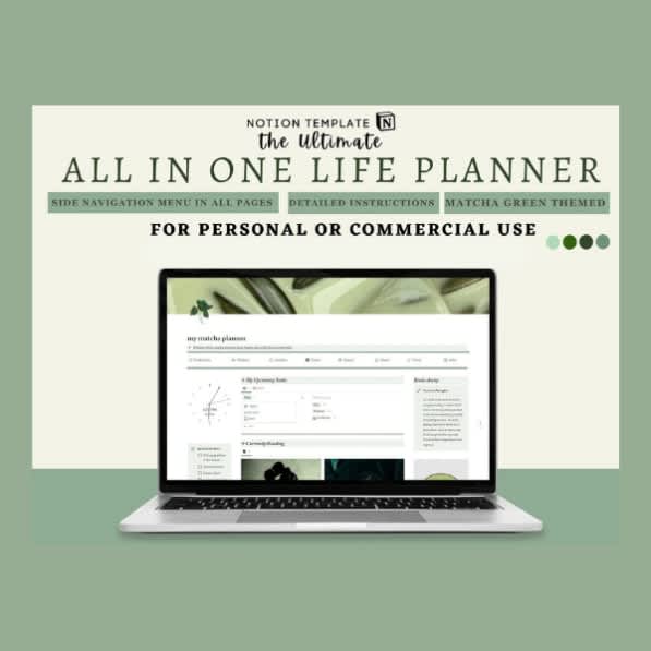 All in One Life Planner ADHD friendly