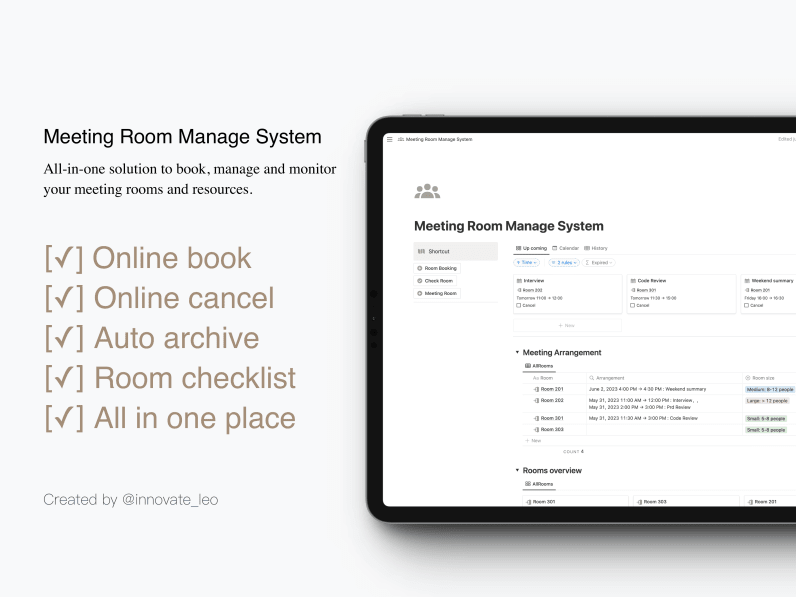 Meeting Room Manage System