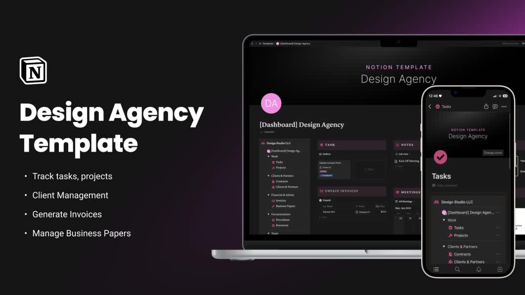 Design Agency Notion Template