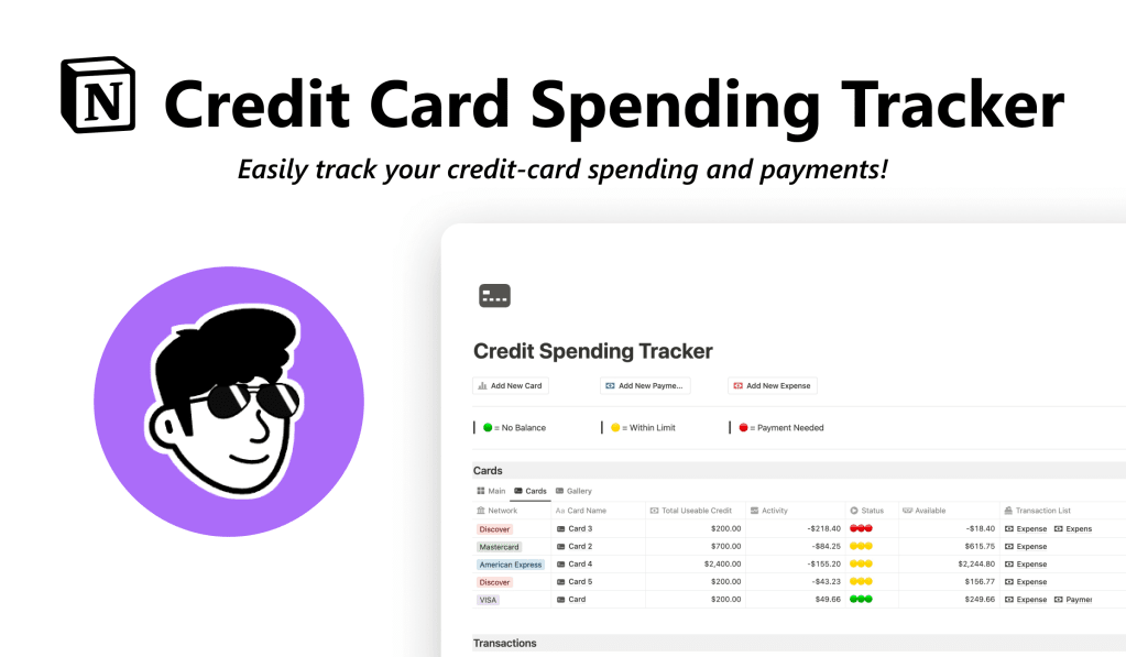 Credit Card Spending Tracker