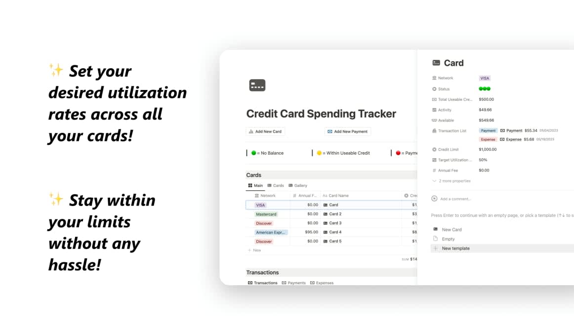 Business credit card spending monitoring