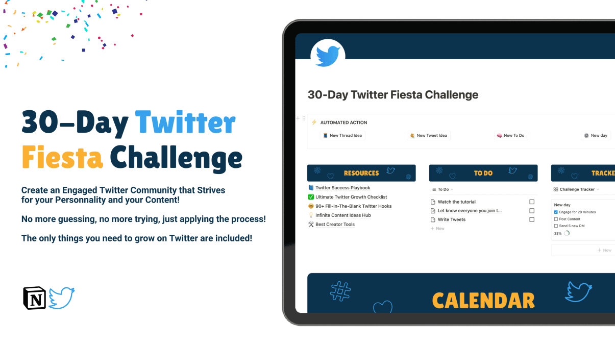 30-Day Twitter Fiesta Challenge