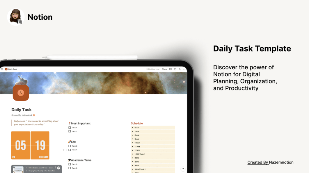 Notion Daily Task