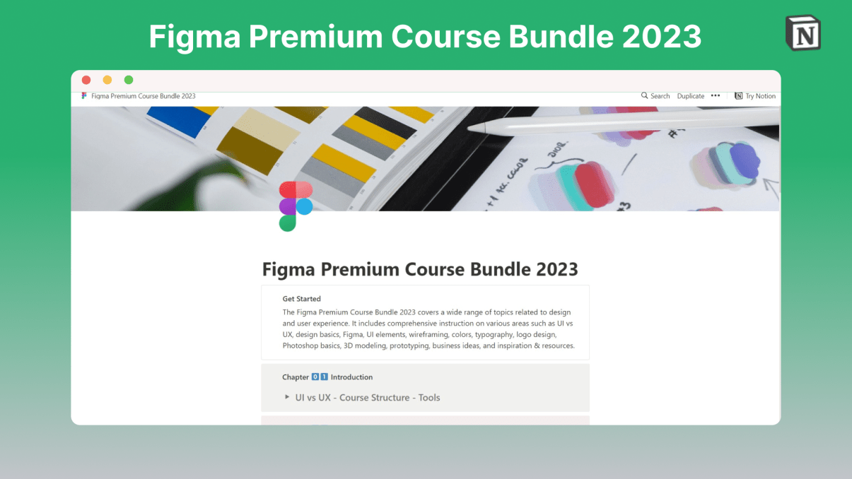Figma Premium Course Bundle | Prototion