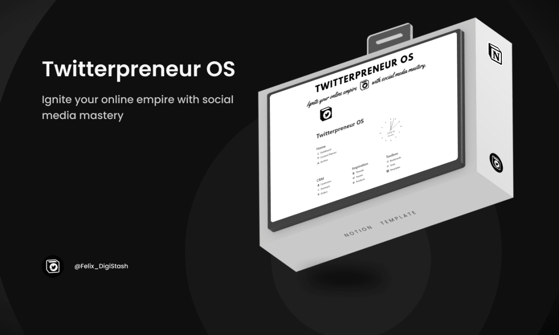 Twitterpreneur OS | Prototion | Buy Notion Template