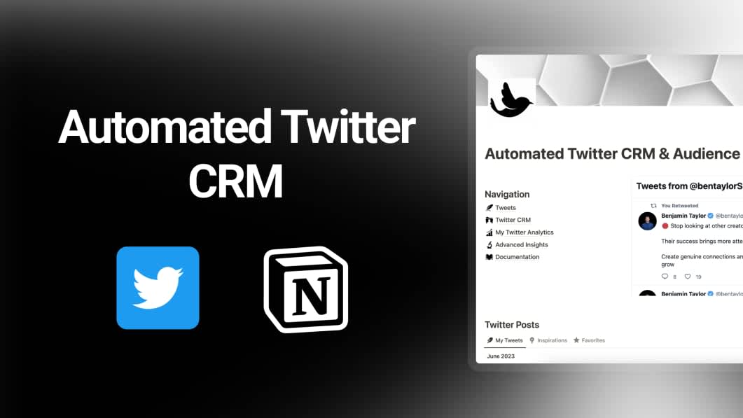 Automated Twitter CRM