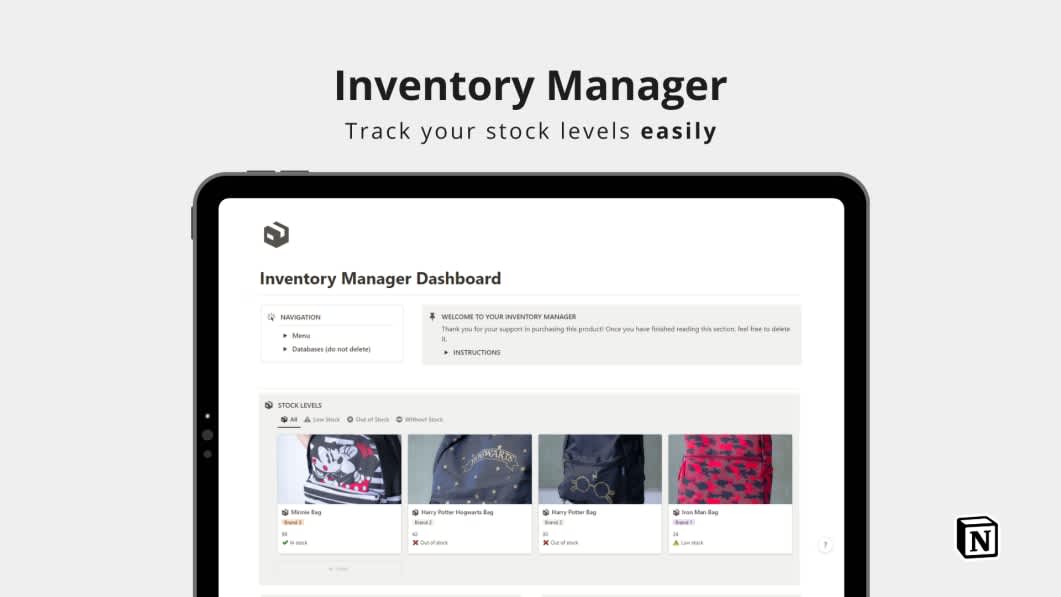 Notion Inventory Manager