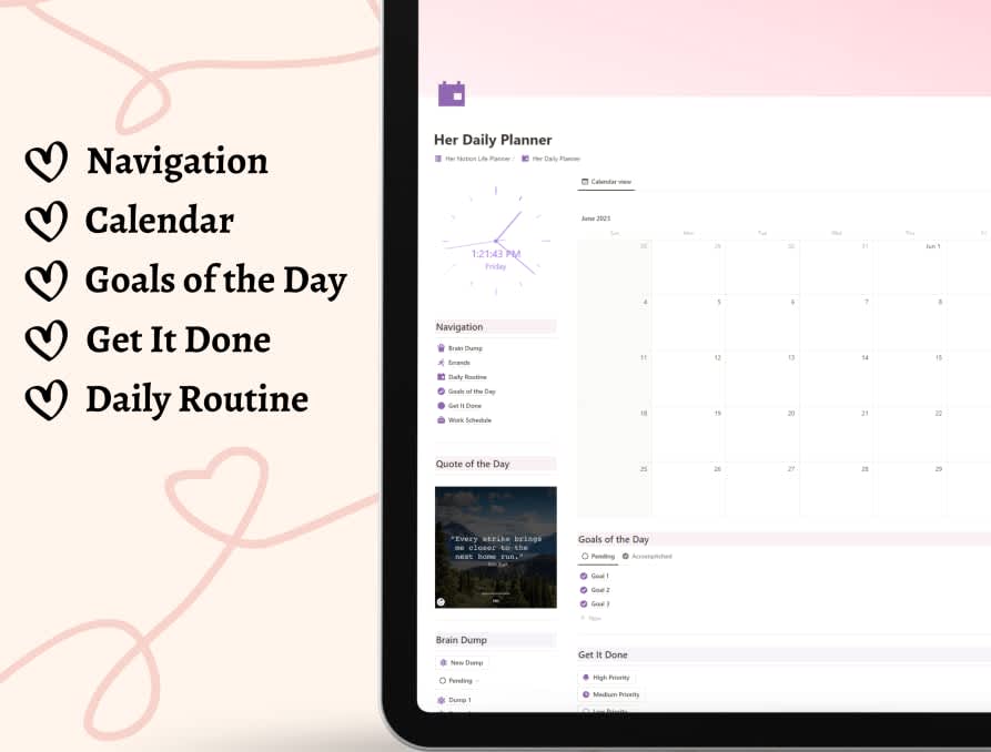 Notion Couple Planners