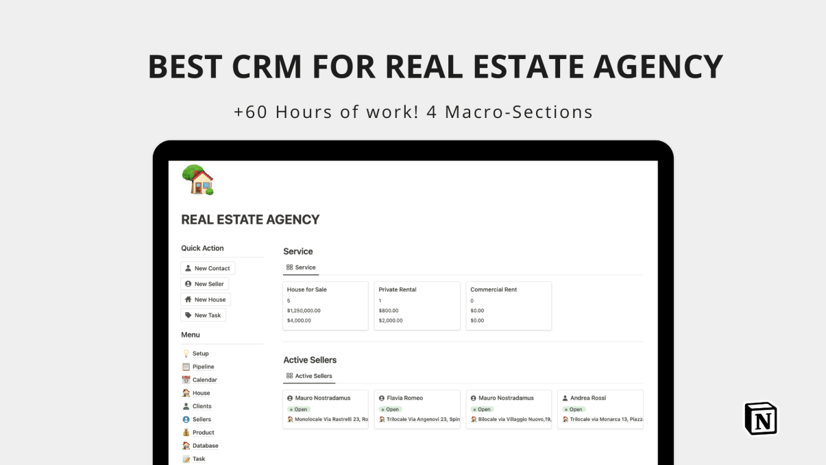 CRM for Real Estate Agency | Prototion 
