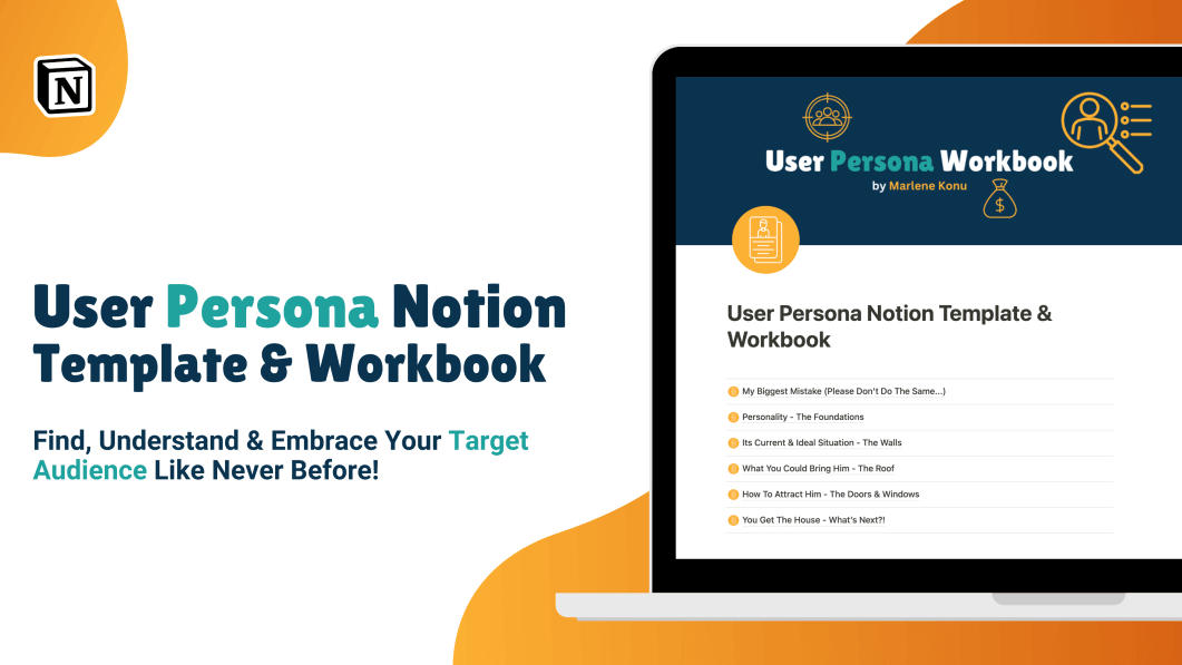 User Persona Notion Template & Workbook