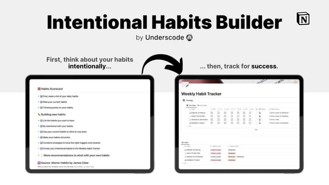 🦾 Intentional Habits Builder