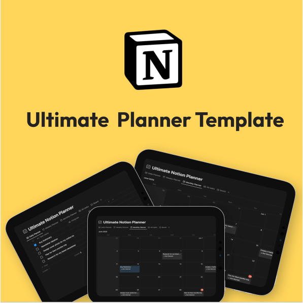 Ultimate Planner - Weekly, Monthly & Daily Planner 