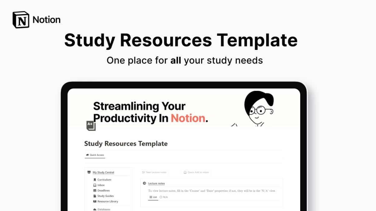 Study Resources Template