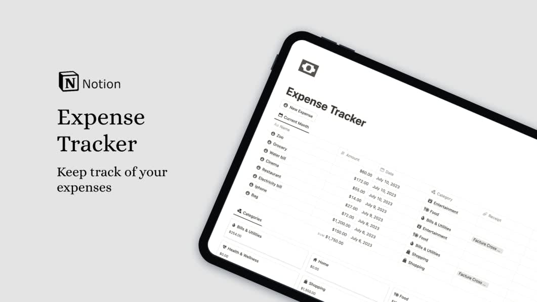 Notion Expense Tracker