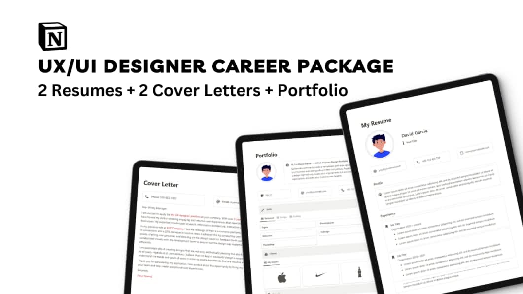 UX/UI Designer Career Pack