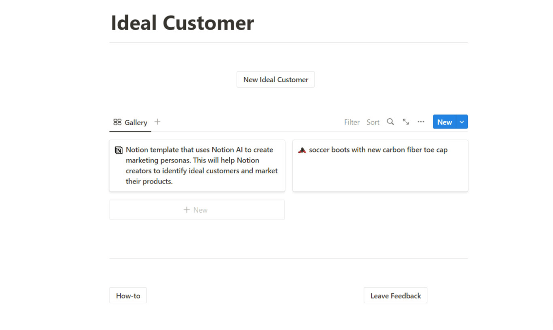 Ideal Customer Creator