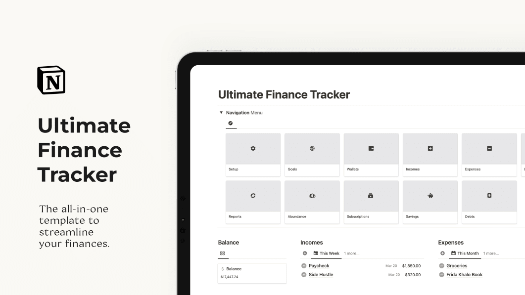 Ultimate Finance Tracker