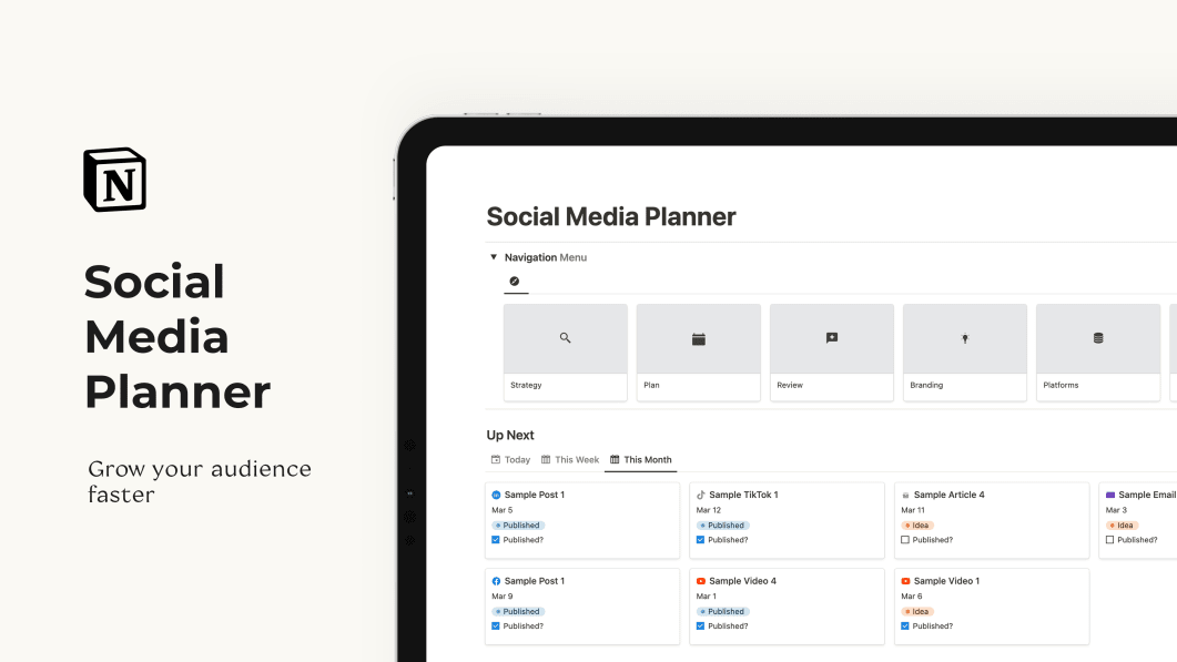 Ultimate Social Media Planner