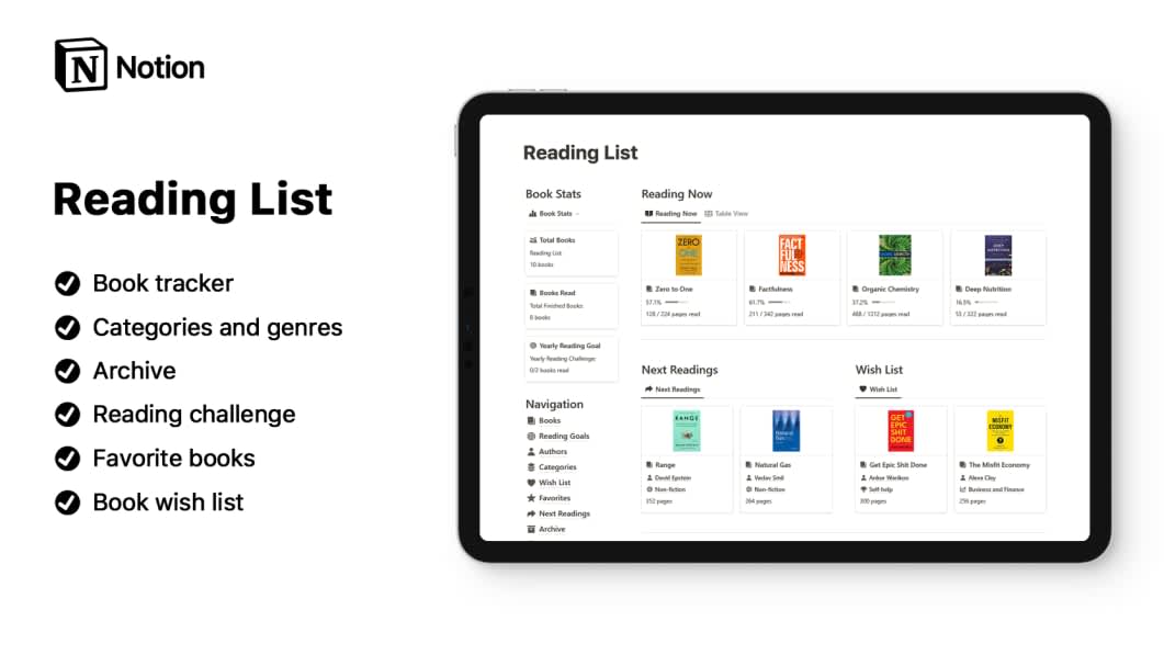 Reading List and Book Tracker