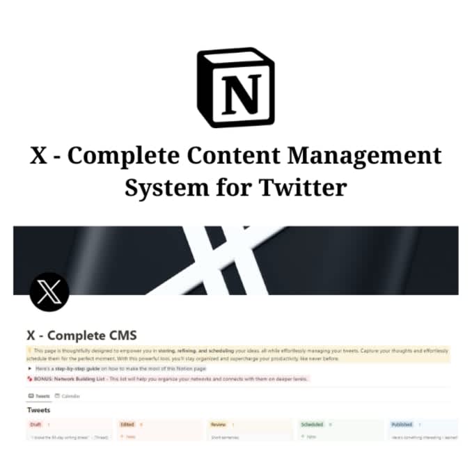 X Content Management System for Twitter