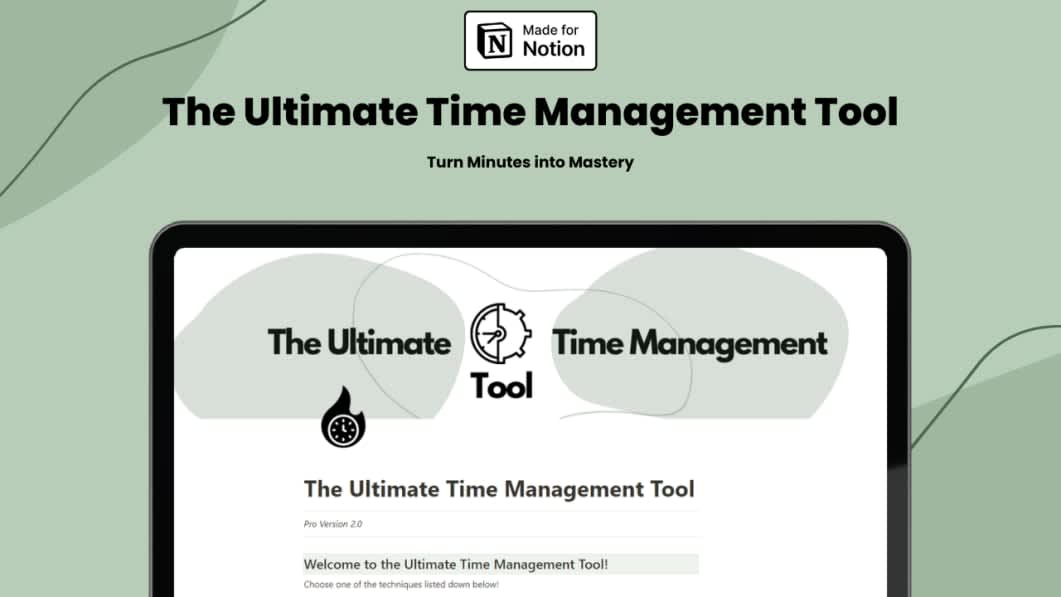 The Ultimate Time Management Tool