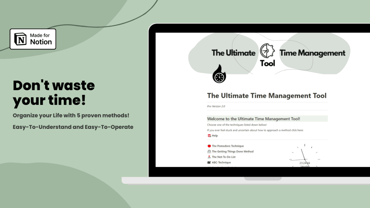 The Ultimate Time Management Tool | Prototion