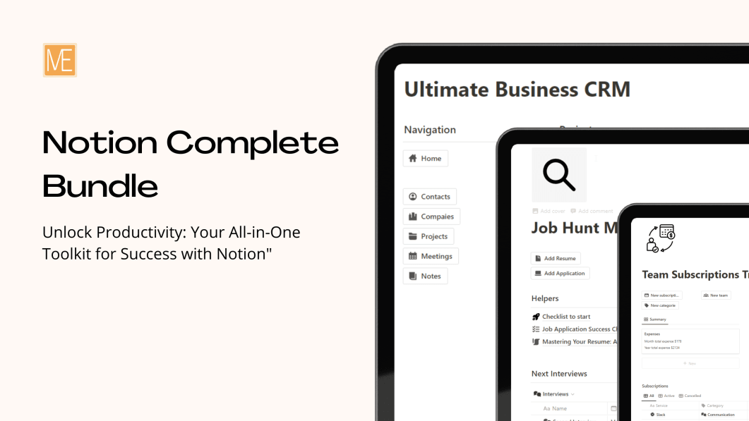 Notion Complete Bundle