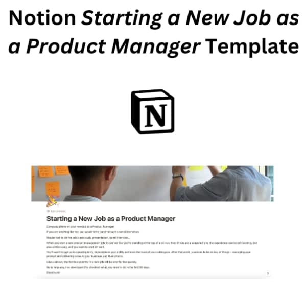 Starting a New Job as a Product Manager