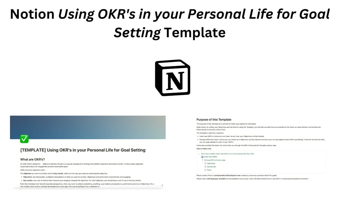 Using OKR’s in your Personal Life for Goal Setting