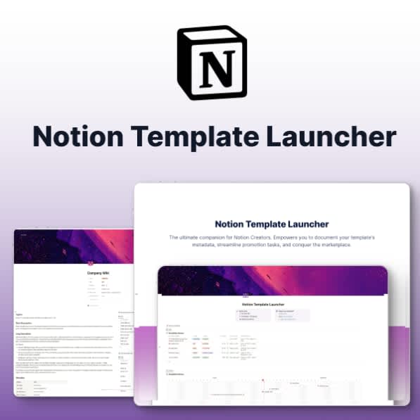 Notion Template Launcher 