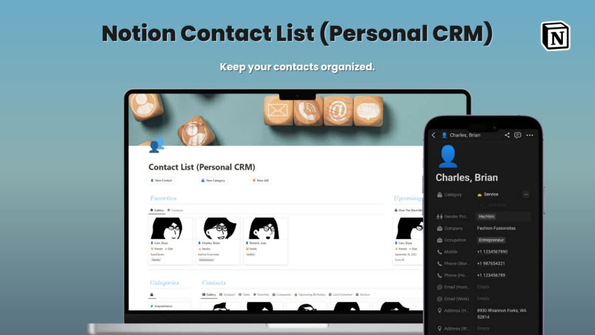 Contact List (Personal CRM)