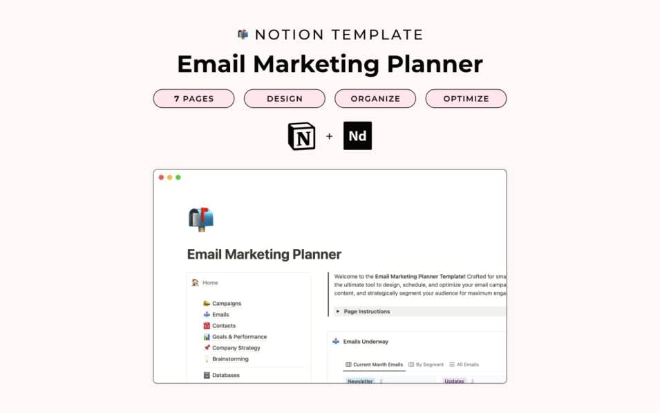 Email Marketing Planner