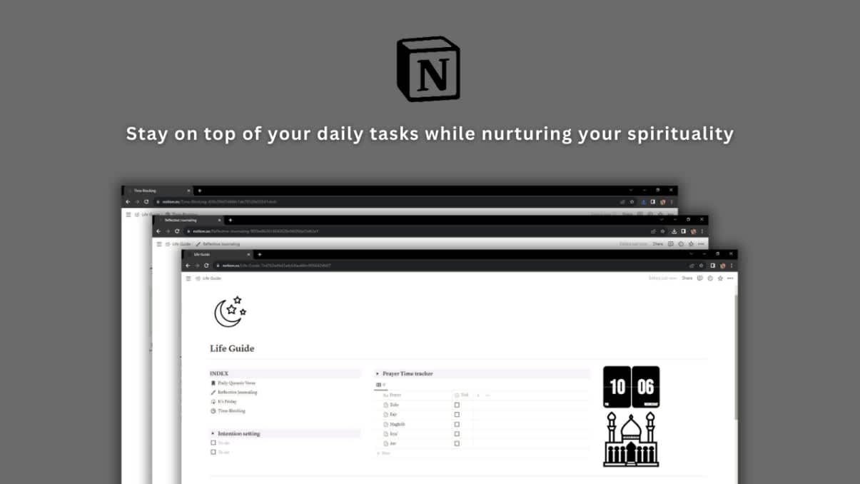 Life Guide | Muslims Notion Template