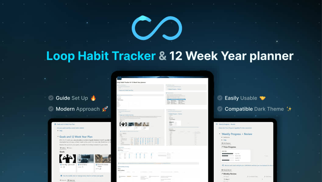 Loop Habit Tracker & 12 Week Year Planner