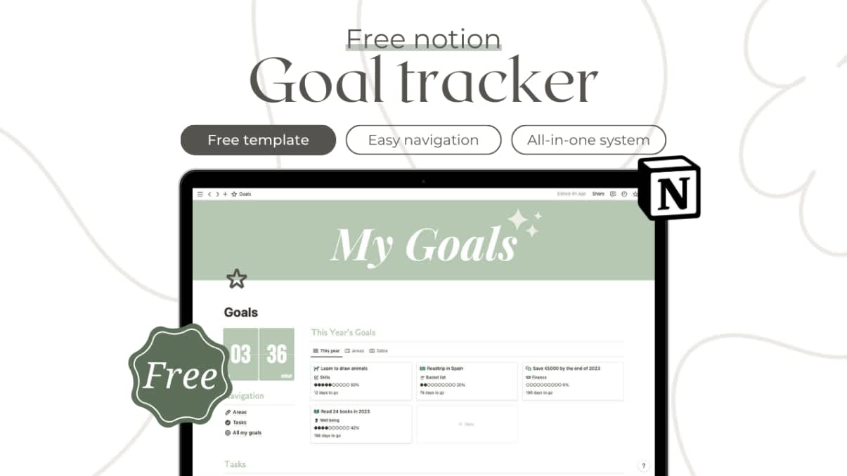 Free goal tracker