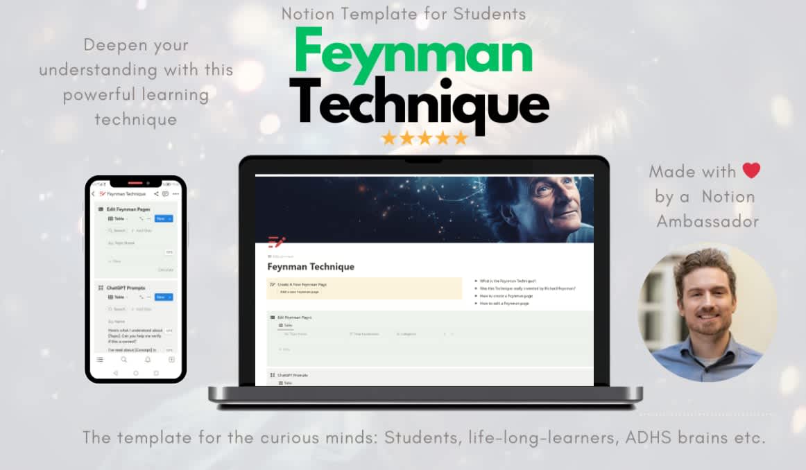 Feynman Technique | Prototion | Buy Notion Template