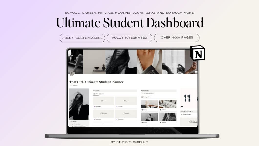 Ultimate Student Dashboard That Girl Theme