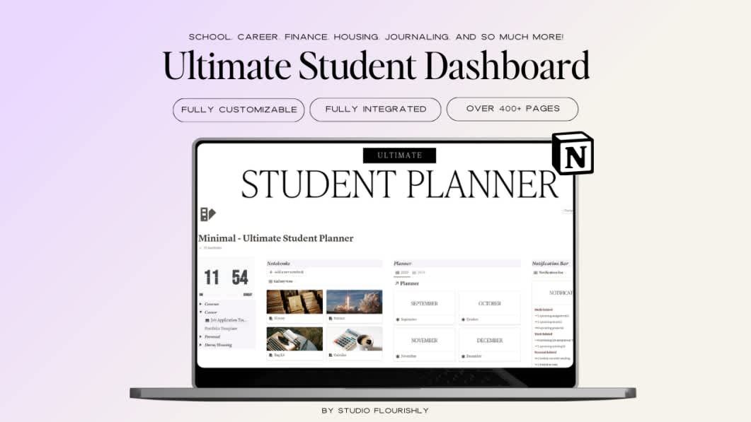 Ultimate Student Dashboard Minimal