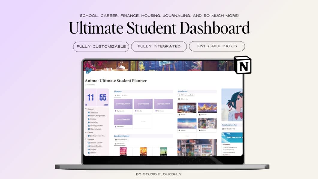 Ultimate Student Anime Dashboard