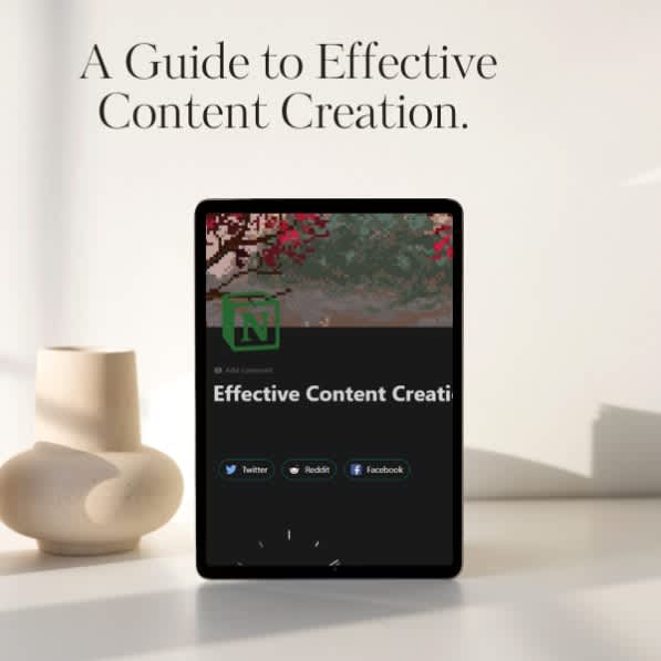 Effective Content Creation