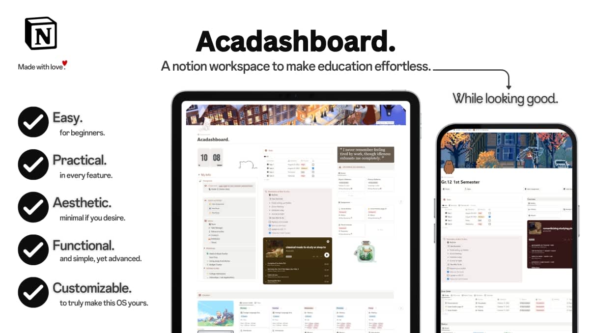 Acadashboard: Student OS