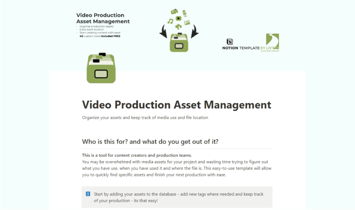 Video Production Asset Management