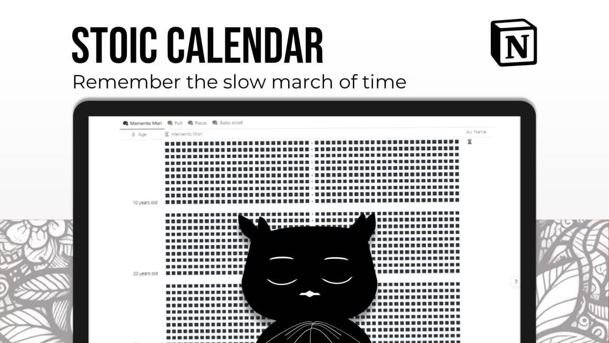 Notion Stoic Calendar