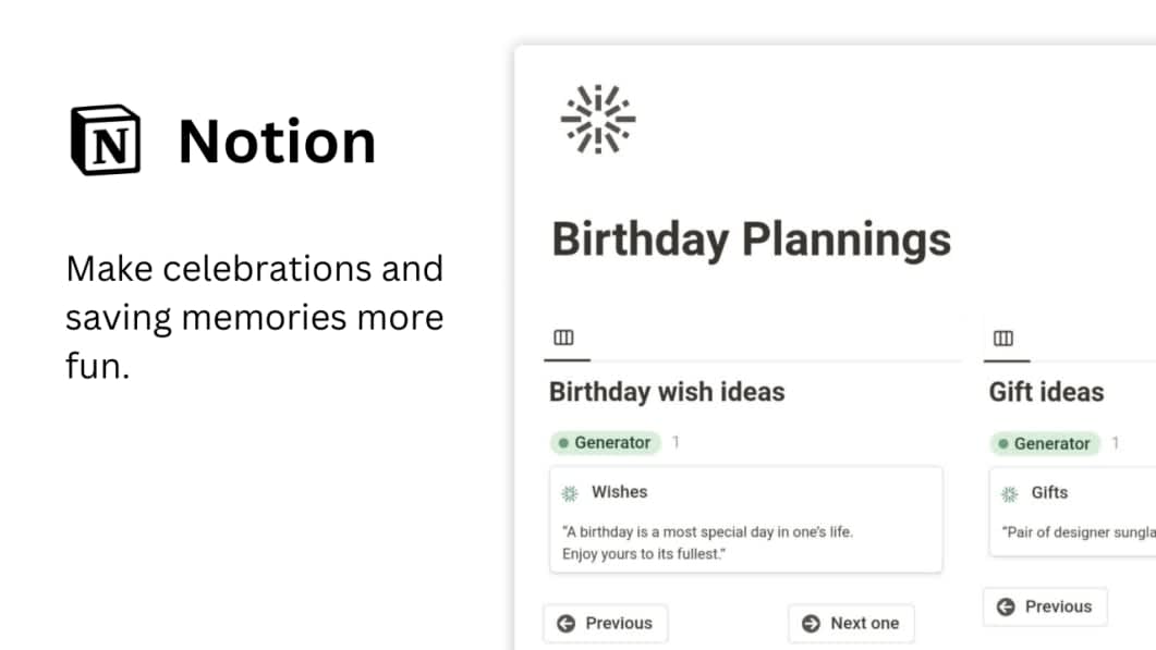 Birthday Plannings