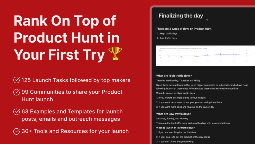 Product Hunt Workbook