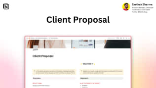 Client Proposal | Prototion | Buy Notion Template
