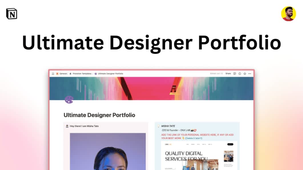 Ultimate Designer Portfolio