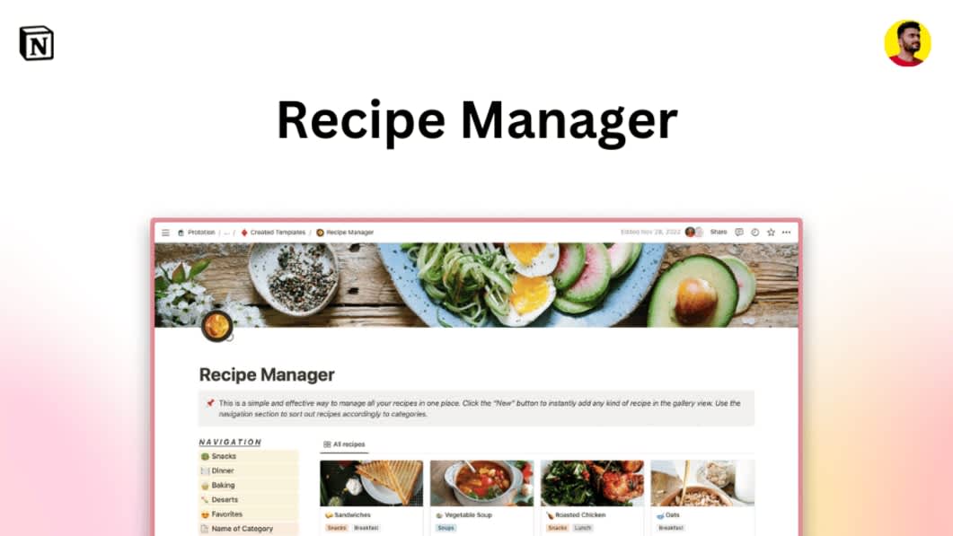 Recipe Manager